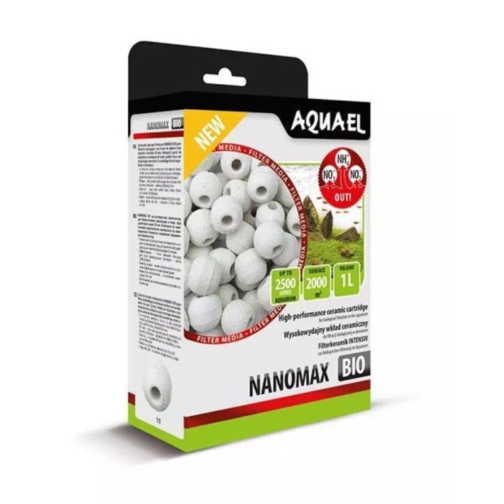 AQUAEL NanoMax Bio-Filterpatrone für die biologische Filterung im Aquarium 1l