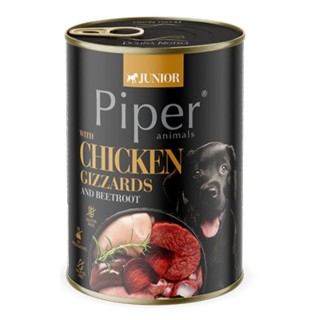 PIPER Junior mit Hühnermagen und Roter Bete 400g Welpennassfutter