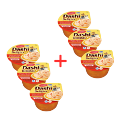 INABA Cat Dashi Delights Huhn, Thunfisch und Lachs 6x70 g