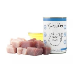 GUSSTO Cat Fresh Turkey&amp,Tuna FRISCHES TRUTHAHN UND THUNFISCH 400 g