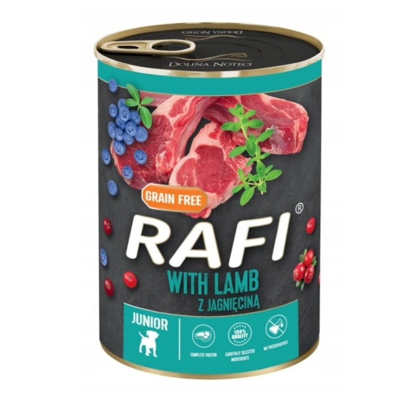 DOLINA NOTECI Junior Lamb 400 g Nassfutter für Welpen