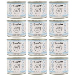 GUSSTO Cat Fresh Salmon 12x200 g