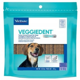 VIRBAC Veggiedent Fresh M (10-30 kg) 15 pcs