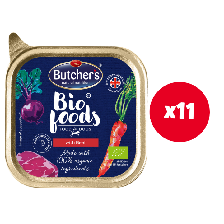 BUTCHER'S Bio Foods Rindfleischpastete 11 x 150 g