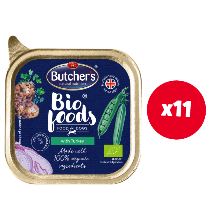 BUTCHER'S BIO foods Putenpastete 11 x 150 g