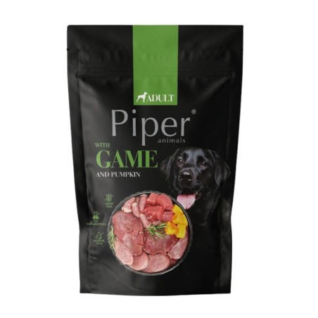 PIPER mit Wildfleisch und Kürbis im Beutel 500g Nassfutter für Hunde