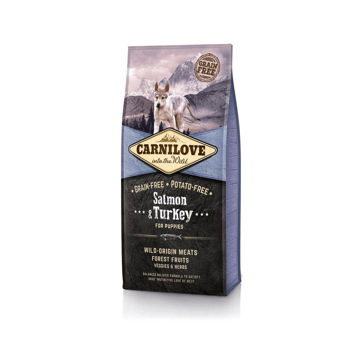 CARNILOVE Puppies Salmon &amp, turkey 12 kg