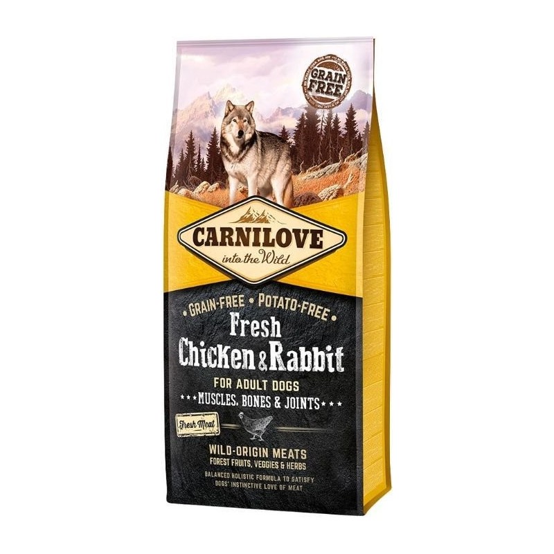 CARNILOVE Adult fresh Chicken &amp, Rabbit 12 kg
