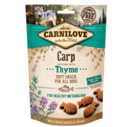 CARNILOVE Dog Soft Snack - Carp with Thyme - Karpfen mit Thymian 200 g