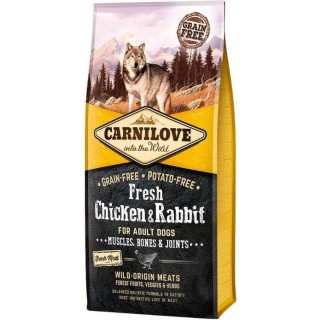 CARNILOVE Adult fresh Chicken &amp, Rabbit 24 kg (2 x 12 kg)