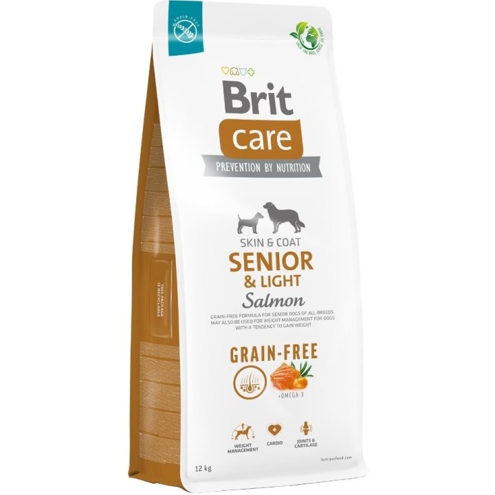 BRIT Care Grain-free Senior&amp,Light Trockenfutter mit Lachs 12 kg