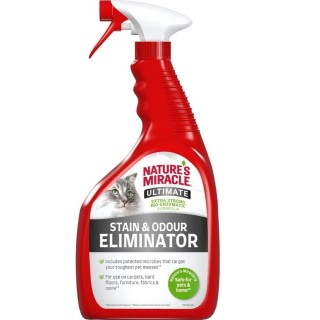 NATURE'S MIRACLE ULTIMATE Stain&amp,Odour Remover Cat 946 ml