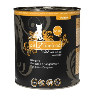 catz finefood Purrrr 6 x 800 g/750 g - No.107 Känguru (6 x 800 g)