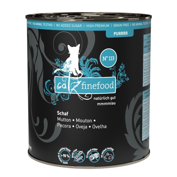 catz finefood Purrrr 6 x 800 g/750 g - No.113 Schaf (6 x 800 g)