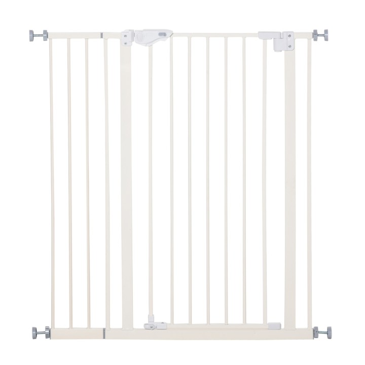 PawHut Türschutzgitter ohne bohren Breite einstellbar Absperrgitter mit Doppelter Verschluss Hunde Absperrgitter Schutzgitter