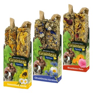 JR Farm Farmy´s Grainless Mixed Pack - 3 x 2 Sticks (3 Sorten je 140 g)