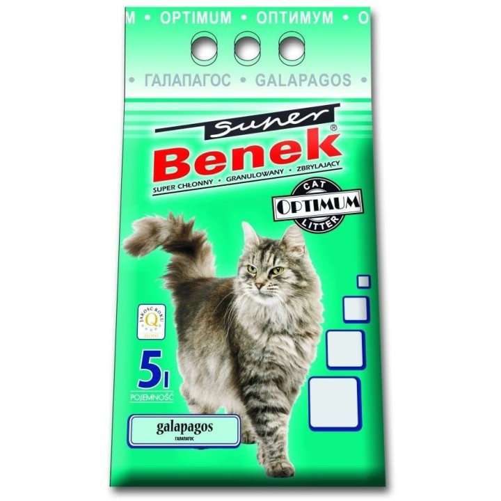 BENEK Super optimum galapagos Katzenstreu 5 L