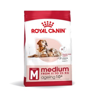 ROYAL CANIN MEDIUM Ageing 10+ Trockenfutter für ausgewachsene Hunde, mittlere Rassen 15 kg