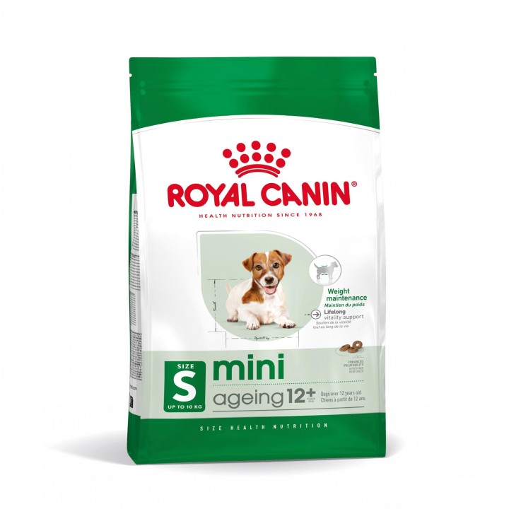 ROYAL CANIN MINI Ageing 12+ Trockenfutter für ausgewachsene Hunde, kleine Rassen 800 g