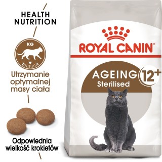 ROYAL CANIN AGEING 12+ Sterilised Trockenfutter für ältere kastrierte Katzen 2 kg