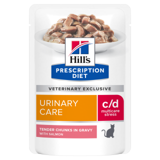 HILL'S Prescription Diet Feline c/d Urinary Stress Losos 85 g