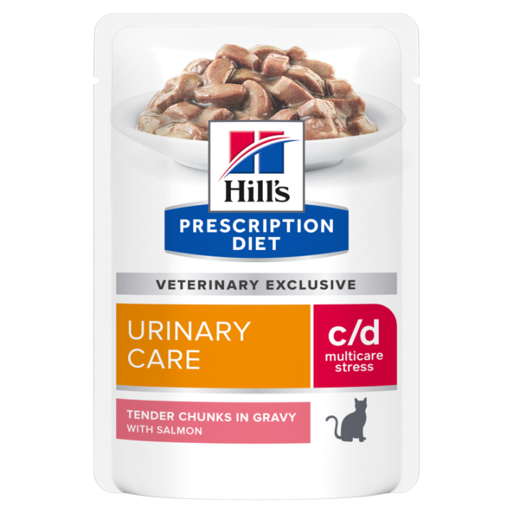 HILL'S Prescription Diet Feline c/d Urinary Stress Losos 85 g