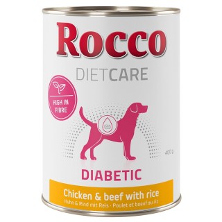 Rocco Diet Care Diabetic Huhn & Rind mit Reis 400g  6 x 400 g