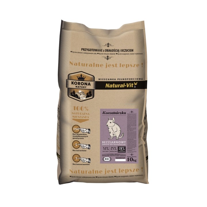 NATURAL-VIT Korona Natury Alleinfuttermittel für die Rennmaus 10 kg