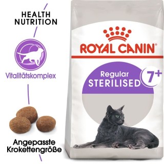 ROYAL CANIN STERILISED 7+ Trockenfutter für ältere kastrierte Katzen 20 kg (2 x 10kg)
