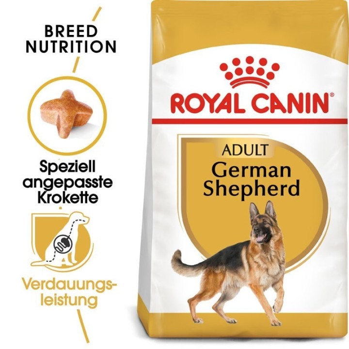 ROYAL CANIN German Shepherd Adult Hundefutter trocken für Deutsche Schäferhunde 22 kg (2 x 11 kg)