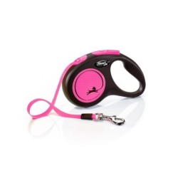 FLEXI New Neon S Gurtleine 5 m Pink