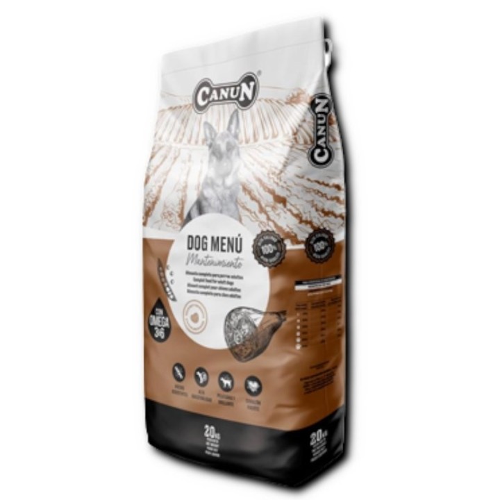 CANUN Dog Menu 20kg Rindfleischfutter für ruhige Hunde