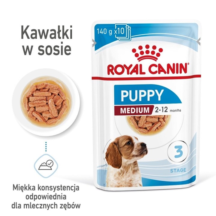 ROYAL CANIN Medium puppy 40x140 g