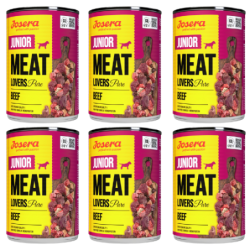JOSERA Meat Lovers Junior Pure Rind für Welpen 6x400g