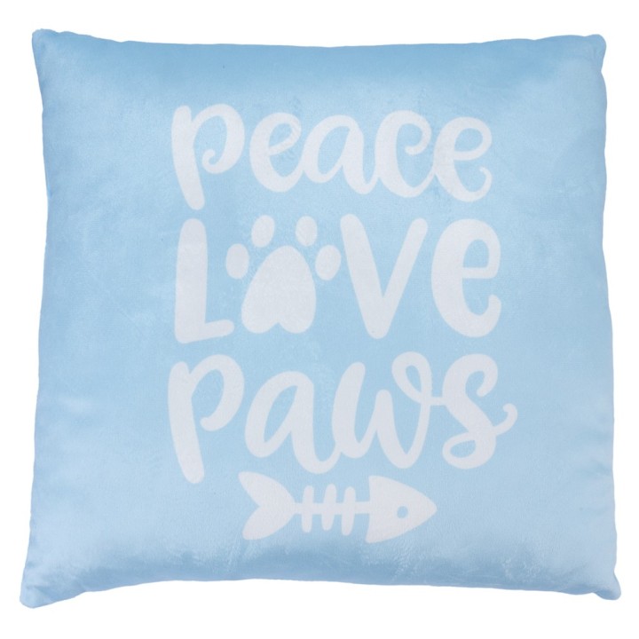 Smartpet Kissen "Peace Love Paws" - L 40 x B 40 cm