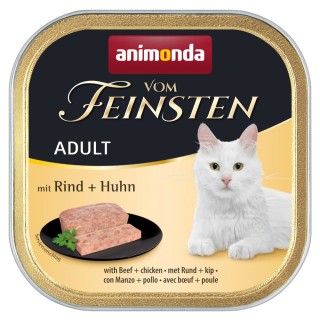 Megapack animonda vom Feinsten Adult 64 x 100 g - mit Rind & Huhn