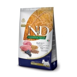 FARMINA N&amp,D Low Grain Lamb &amp, Blueberry Adult Mini 2.5 kg