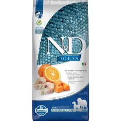 FARMINA N&amp,D Ocean dog codfish, pumpkin, orange Adult medium &amp, maxi 12 kg