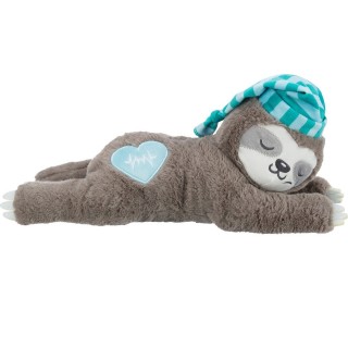 TRIXIE Junior Faultier Welpenspielzeug mit Herzschlag 34 cm