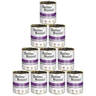 DOLINA NOTECI Premium reich an Kaninchen mit Moosbeere 10 x 800g