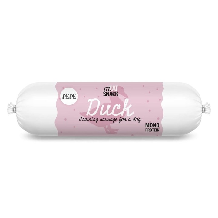 PAKA ZWIERZAKA PEPE Meat Snack Entenwurst für Hunde 200g