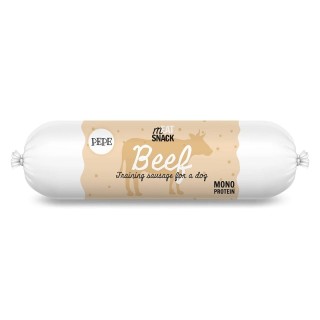 PAKA ZWIERZAKA PEPE Meat Snack: Rindfleischwurst für Hunde 200g