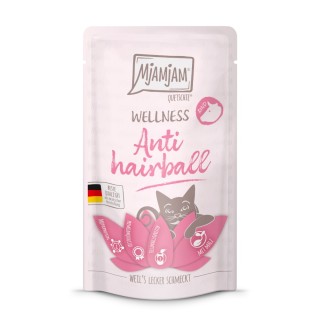 MjAMjAM Wellness 12 x 125 g - Anti Hairball - Rind
