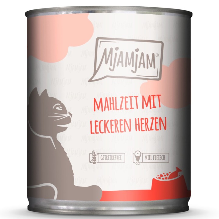 MjAMjAM 6 x 800 g  - Mahlzeit mit Herzen