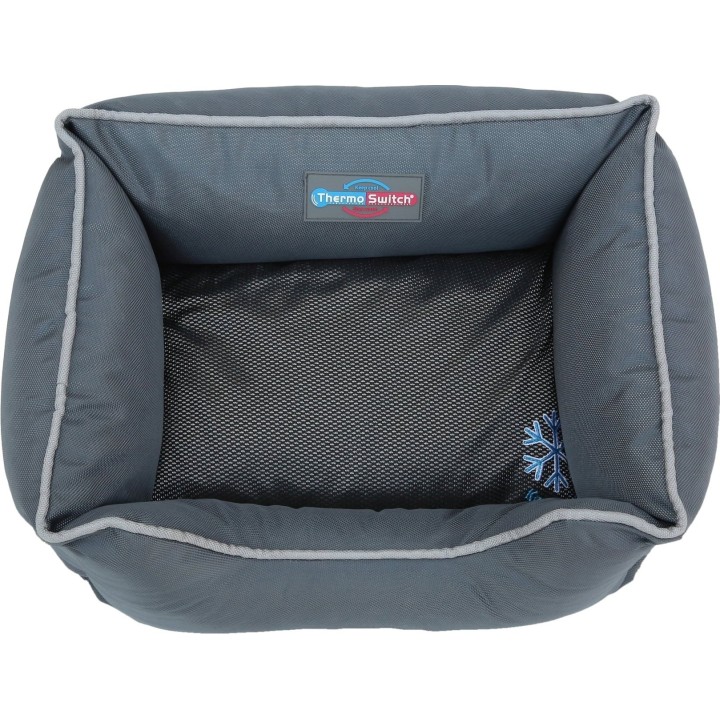ThermoSwitch PAROS LUX Hundebett S grau - S
