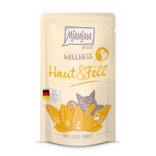 MjAMjAM Wellness 12 x 125 g - Haut & Fell - Huhn