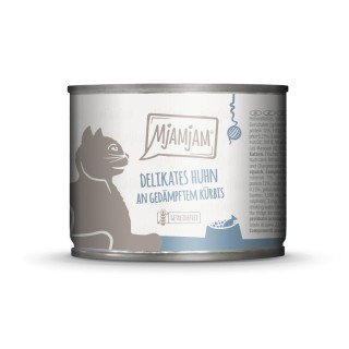 MjAMjAM 6 x 200 g - delikates Huhn an gedämpftem Kürbis