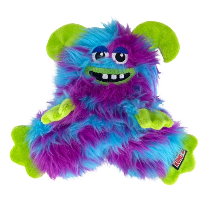 KONG Frizzles Hundespielzeug Razzle - Gr. M: ca. L 22,2 x B 24,1 x H 6,4 cm