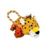 KONG Cozie Tuggz Hundespielzeug Gepard - Gr. S/M:  ca. L 26,7 x B 14,6 x H 8,9 cm