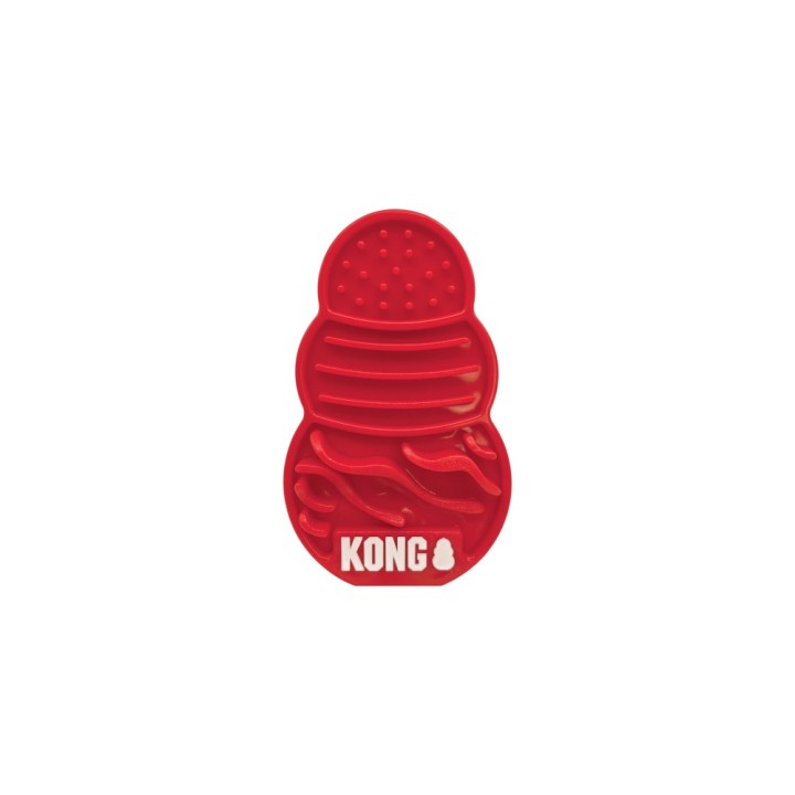 KONG Licks Schleckmatte für Hunde - Gr. S: ca. L 3,2 x B 7,6 x H 12 cm